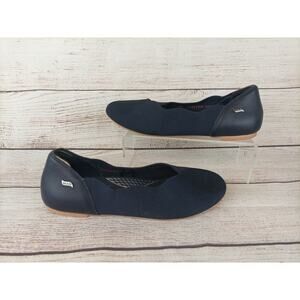 Skechers Arch Fit Ballet Flats Sz 8.5 Navy Blue Stretch Must Be Mine